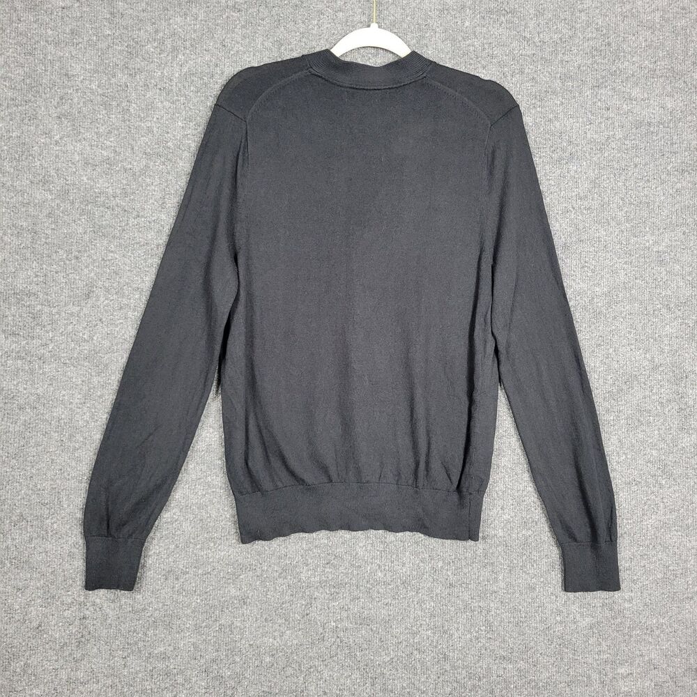 BANANA REPUBLIC Black Silk Cashmere Blend Button Cardigan Academia SIZE SMALL - Picture 4 of 11